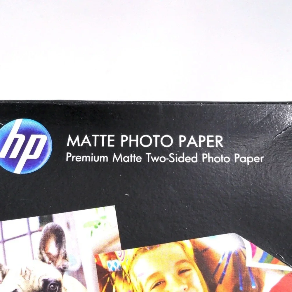 HP Premium Matte Two-Sided‎ Photo Paper 4x6 25 Sheets 180g 6QH46A Inkjet Printer